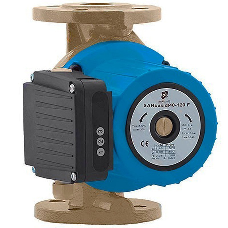 Насос циркуляционный с мокрым ротором SANMBASIC II 40-70 F250 288Вт 1х220В 3-скор. фланцевый PN10 65C IMP PUMPS-1