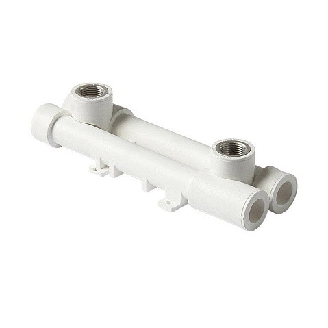 Комплект универсальный настенный ПП 20-1/2'' PN 25 с внутренней резьбой белый Pro Aqua PA60008 купить в Самаре | "Проконсим"