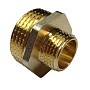 Ниппель латунный никелированный DN 20-15 PN 40 штуцер-штуцер переходный купить в Самаре | «Проконсим»