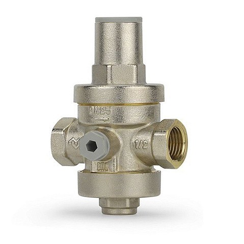 Регулятор давления VARMEGA VM127 DN 15 PN25 поршневой под манометр 2,51kv G-1/2'' никелированный купить в Самаре | "Проконсим"