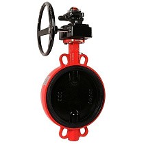 Затворы чугунные дисковые DN 50-300 PN 16 межфланцевые с концевиками и чугунным диском с редуктором РАШВОРК купить в Самаре | "Проконсим"