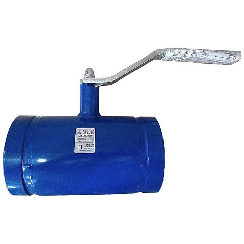 Кран стальной шаровой DN 80 PN25 240мм полнопроходной муфта-муфта с ручкой Temper купить в Самаре | "Проконсим"