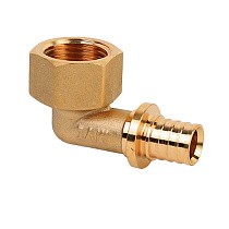 Угольники латунные для PEX-PEX труб DN 16-32 PN 16 под надвижную гильзу MVI SF.431 купить в Самаре | "Проконсим"