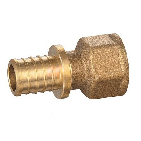 Муфта латунная для PEX DN 25- ВР 3/4'' под надвижную гильзу PLP купить в Самаре | "Проконсим"