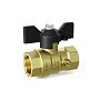 Кран латунный шаровой DN 15 PN 16 под манометр G1/2''-М20х1,5'' муфта-муфта бабочка LD Pride 44.340.15.20 купить в Самаре | "Проконсим"