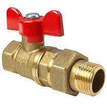 Краны латунные шаровые 11Б27фт1М DN 15-32 PN 40 бабочка американка Valfex.227.LB1 купить в Самаре | "Проконсим"