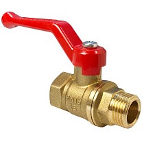 Краны латунные шаровые 11Б27фт1М DN 15-50 PN 25-40 рычаг муфта-штуцер Valfex.215.LR1 купить в Самаре | "Проконсим"