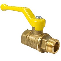 Краны латунные шаровые газовые 11Б27фтМ DN 15-50 PN 25-40 рычаг муфта-штуцер Valfex.272.LR3 купить в Самаре | "Проконсим"