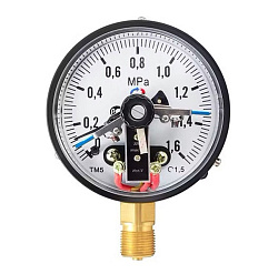  Манометр Росма ТМ-510Р.04 IP54, 100мм, 0-1,6МПа, резьба M20x1,5, с электронной приставкой тип I, радиальный, класс точности 1,5 (930092832) со склада Проконсим в Самаре