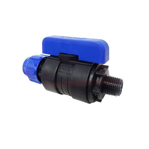 Кран шаровой компрессионный Valfex DN-63 PN-16 G-1 1/2'' цанга-штуцер купить в Самаре | "Проконсим"