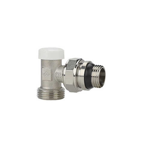 Клапан радиаторный VARMEGA VM10212 DN15x20 PN10 угловой настроечный G-1/2''х3/4'' еврокомус, с уплотнением штуцер купить в Самаре | "Проконсим"