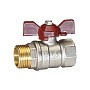 Кран латунный шаровой Temper 88.В-Н.12.Б DN 15 PN 40 бабочка муфта-штуцер купить в Самаре | "Проконсим"