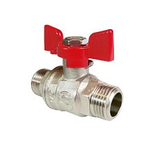 Краны латунные шаровые усиленные 11Б27фт1М DN 15-20 PN 40-63 бабочка штуцер-штуцер Valfex Premium.219.NB1 купить в Самаре | "Проконсим"