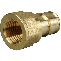 Муфты латунные для PEX труб DN 16-50 PN 10 под надвижную гильзу OP с внутренней резьбой ONE PLUS купить в Самаре | "Проконсим"