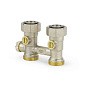 Узелы нижнего подключения VARMEGA VM138 DN20 прямой однотрубный 3/4''x3/4'' евроконус, с байпасом муфта-штуцер купить в Самаре | "Проконсим"