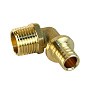 Угольник латунный для PEX труб 16-3/4'' PN 16 S-2,2мм под надвижную гильзу Valfex VF.453.AF купить в Самаре | "Проконсим"