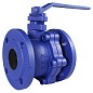 Кран шаровой полнопроходной DN 200 PN 16 чугунный фланцевый 400мм уплотнение PTFE с рукояткой РИДАН 082X4811R купить в Самаре | "Проконсим"