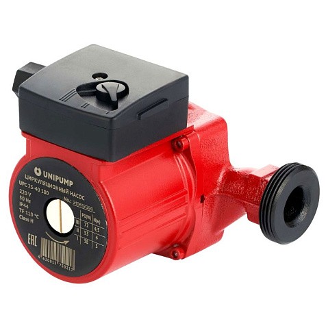 Насос циркуляционный с мокрым ротором UNIPUMP PN 10 110гр.UPC 32-40,L 180, 72Вт 1х220В 3х-скоростной резьбовой, 34085 купить в Самаре | "Проконсим"