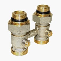 Узелы нижнего подключения Vekotrim DN 15 PN 10 прямой для двухтрубной системы радиаторов купить в Самаре | "Проконсим"