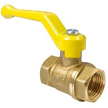 Краны латунные шаровые газовые 11Б27фтМ DN 15-50 PN 25-40 рычаг муфта-муфта Valfex.271.LR3 купить в Самаре | "Проконсим"