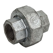 Американка чугунная DN 15-50 PN 16 оцинкованная муфта-муфта с плоской прокладкой Fittex Plus купить в Самаре | "Проконсим"