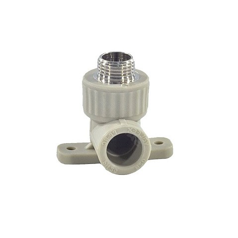 Угольник для смесителя НР VALFEX 25 PN 25 G-1/2'' НР серый купить в Самаре | "Проконсим"