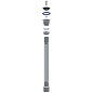 Сифон гофрированный Unicorn D240, 40х50 гибкий отвод, 1 1/2'' х40 чашка из нержавеющей стали, 1500мм купить в Самаре | "Проконсим"