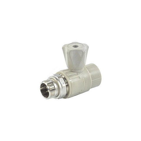 Кран шаровой для радиатора прямой VALFEX 20 PN 25 G-1/2'' серый купить в Самаре | "Проконсим"