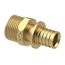 Муфты латунные для PEX труб DN 16-40 PN 16 под надвижную гильзу с наружной резьбой РосТурПласт купить в Самаре | "Проконсим"