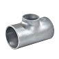 Тройник стальной Дн 159х4-108х4,5 (DN 150х100) переходной оцинкованный 2 исполнение ГОСТ 17376-2001 купить в Самаре | "Проконсим"
