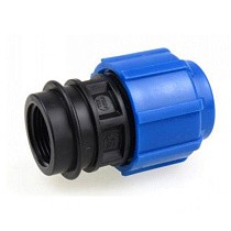 Муфты компрессионные для ПЭ DN 20-110 PN 16 обжимные с внутренней резьбой купить в Самаре | "Проконсим"