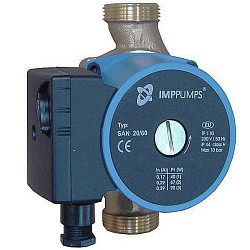  Циркуляционный насос с мокрым ротором IMP PUMPS SAN 979521766 Ду20, напор 4м. (930046386) со склада Проконсим в Самаре