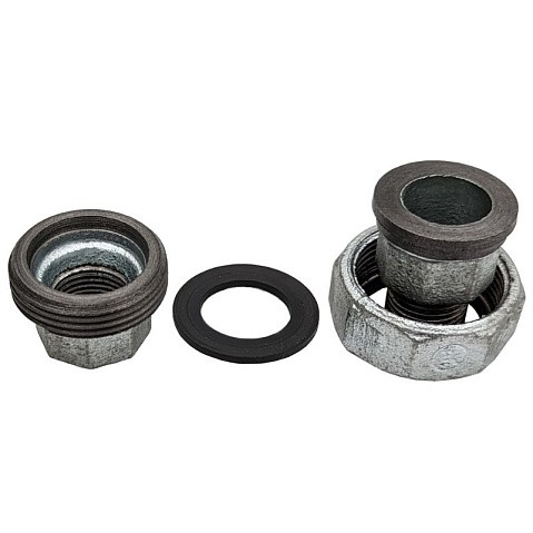 Американка чугунная оцинкованная DN40 PN16 м-шт с прокладкой Fittex Plus купить в Самаре | "Проконсим"