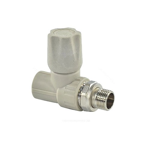 Вентиль для радиатора прямой VALFEX 25 PN 25 G-3/4'' серый купить в Самаре | "Проконсим"