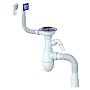 Сифон для мойки Unicorn В427Р, 40х50 гибкий отвод, 3 1/2'' х40 с отводом для стиральной машины, круглый и прямоугольный перелив купить в Самаре | "Проконсим"