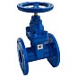 Задвижка чугунная 30ч39р DN   50 PN 10(16) с обрезиненным клином EPDM до 120гр. фланцевый ручной PR купить в Самаре | "Проконсим" (930130301)