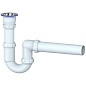 Сифон для умывальника Unicorn Y210, 40х40 прямой отвод, 1 1/2'' х40 чаша из нержавеющей стали купить в Самаре | "Проконсим"