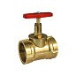 Клапан латунный пожарный прямой DN50 PN16 под газовый ключ муфта-муфта Цветлит купить в Самаре | "Проконсим"