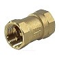 Клапан латунный обратный пружинный DN 15 PN 10, муфтовый, пластиковый шток купить в Самаре | "Проконсим"