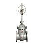 Задвижка стальная 30с541нж DN 50 PN 16 фланцевая с редуктором L=180мм класс ''А'' САЗ АВАНГАРД