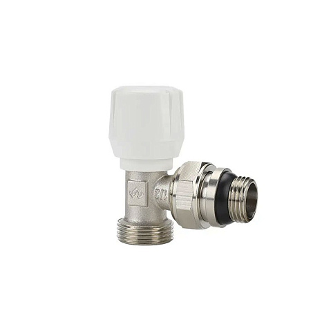 Клапан радиаторный VARMEGA VM10012 DN15x20 PN10 угловой евроконус G-1/2''х3/4'' с уплотнением штуцер купить в Самаре | "Проконсим"