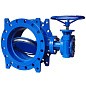Затвор дисковый поворотный DN 200 PN 10(16) фланцевый 2-эксцентриситетами диском из чугуна редуктор СибЗТА купить в Самаре | "Проконсим"