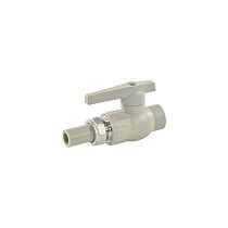 Краны шаровые ПП DN 20-32 PN 25 с односторонним разъемным соединением серые Valfex купить в Самаре | "Проконсим"