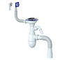 Сифон для мойки Unicorn В427, 40х50 гибкий отвод, 3 1/2'' х40 с отводом для стиральной машины, круглый и прямоугольный перелив купить в Самаре | "Проконсим"