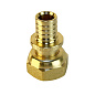 Муфта латунная для PEX труб 20-1/2'' PN 16 S-2,8мм переходная  с накидной гайкой Valfex VF.422.AF купить в Самаре | "Проконсим"