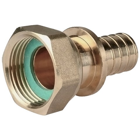 Муфта соединительная для PEX труб 20-3/4'' PN 10 с накидной гайкой под надвижную гильзу Hipex типS HFWS00041 купить в Самаре | "Проконсим"