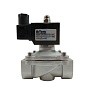 Соленоидный клапан Artorq SK DN 32 PN 10 из нержавеющей стали G-1 1/4'' нормально открытый DC24В NBR до 80гр.