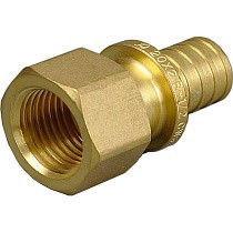Муфты латунные для PEX труб DN 16-32 PN 10 под надвижную гильзу с внутренней резьбой ONE PLUS купить в Самаре | "Проконсим"