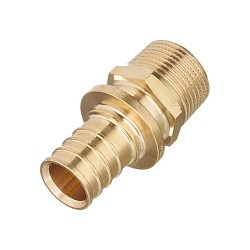  Муфта латунная под надвижную гильзу PEX-НР 25-1/2'' MVI SF.420.0604 (922102205) со склада Проконсим в Самаре