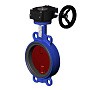 Затвор дисковый поворотный DN 300 PN 16 межфланцевый с диском из чугуна уплотнение-EPDM редуктор Tecofi VPI4448 купить в Самаре | "Проконсим"